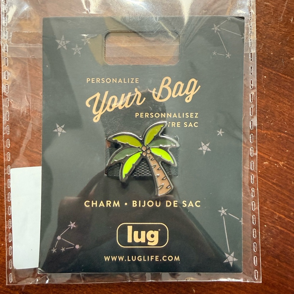 Lug Tropical Palm Tree Bag Charm